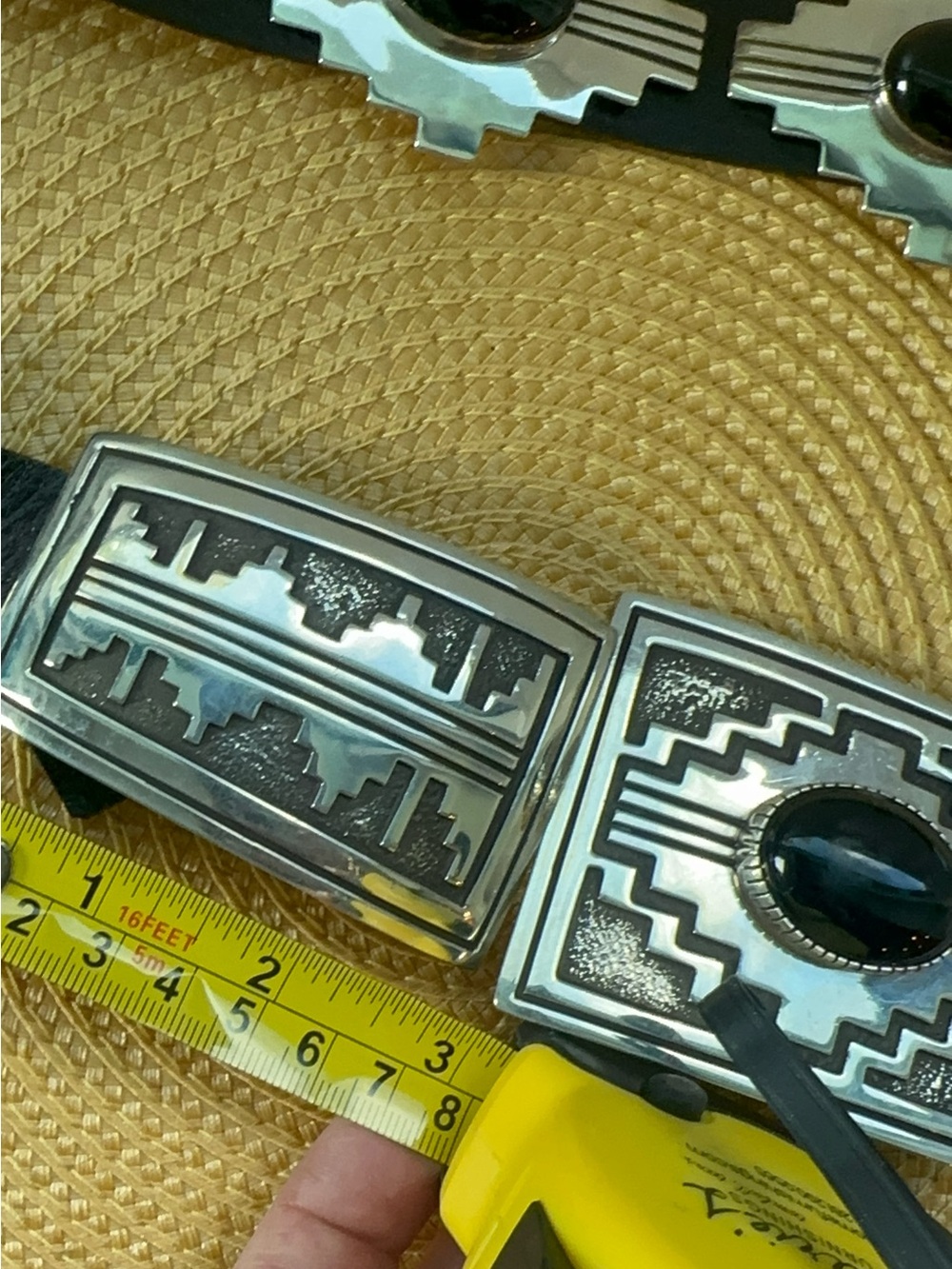 Tommy Jackson Navajo circa 80’s sterling silver conch belt